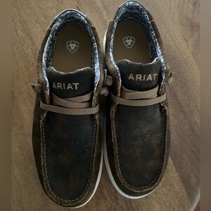 Ariat Hilo Men’s Casual Shoe Brown Slip On 8D